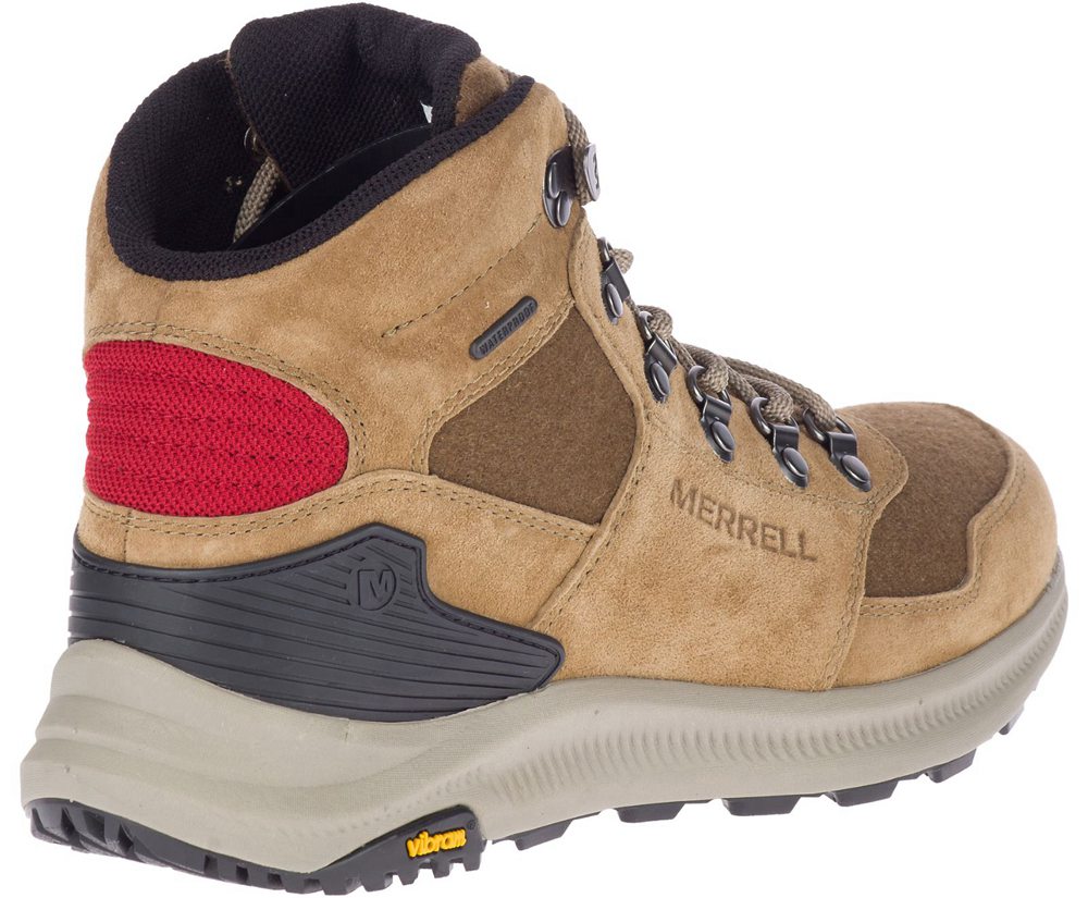 Merrell Støvler Dame - Ontario 85 Wool Mid Waterproof - Brune - NTG160348
